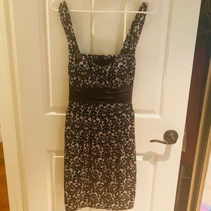 Cute lace print dress